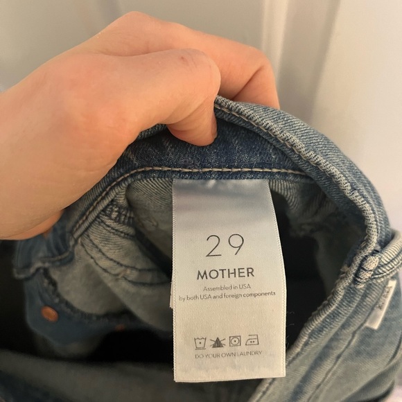 Mother the Curbside Cargo Flood Jeans in Herbal Remedy 29 - Picture 11 of 12